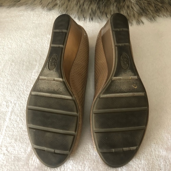 Anne Klein Sport Open Toe Wedge Shoes US SZ 9M - Picture 4 of 5